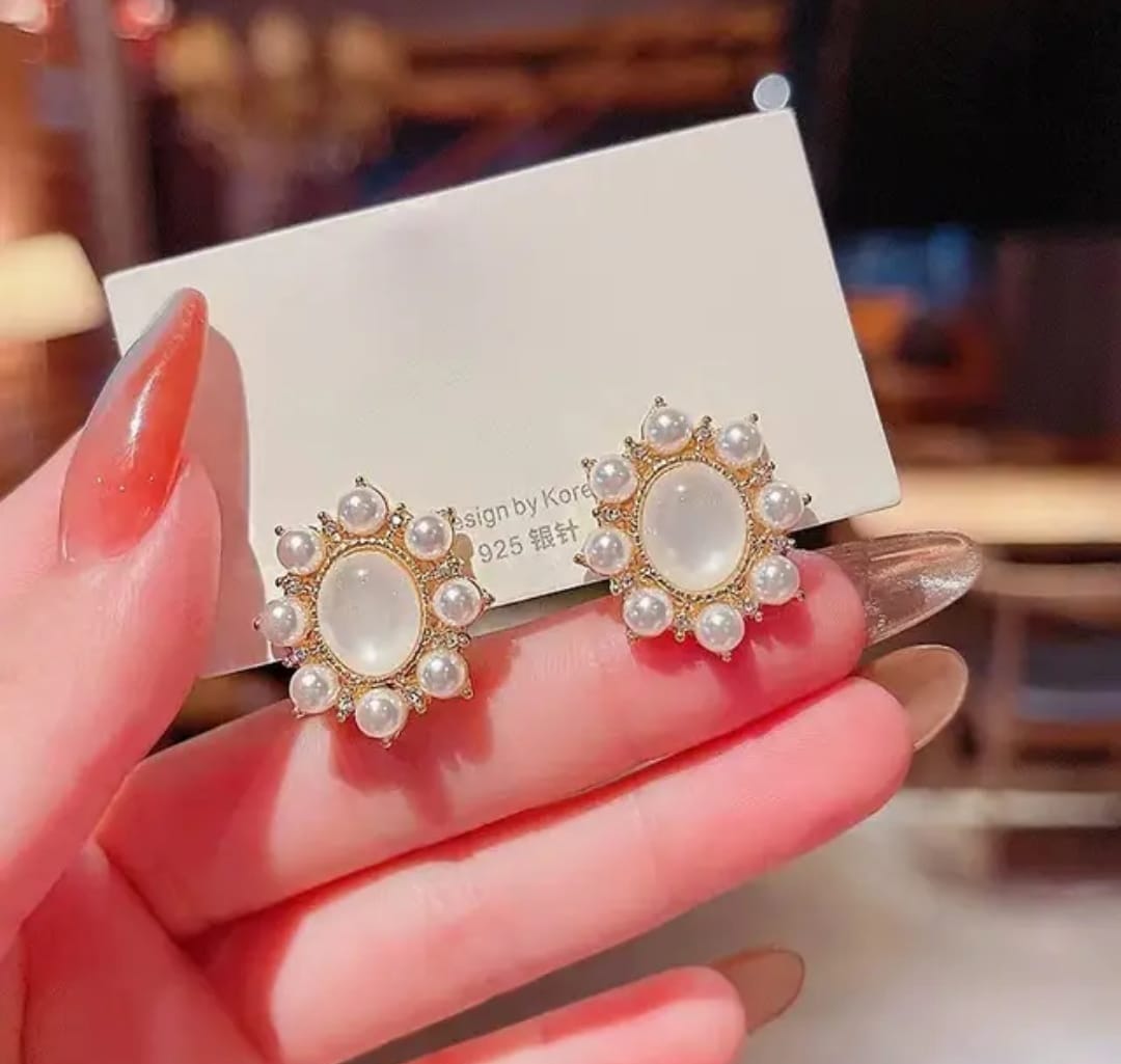 Sunflower Pearl Earing
