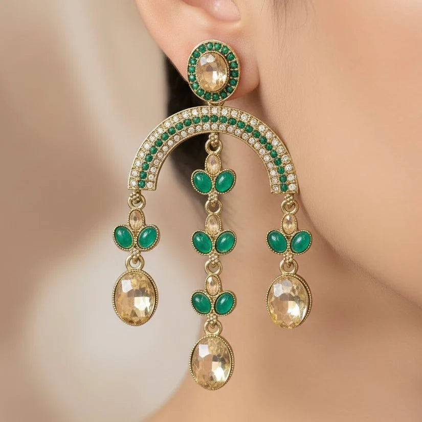 Green Stylish Jhumka